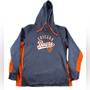 Chicago Bears Hoodie Fanatics Men's XXL Blue NFL Football Sportswear Vintage Y2K